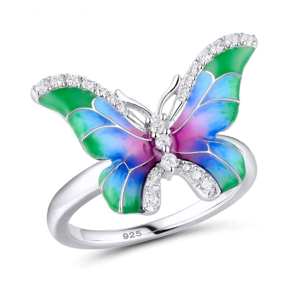 Colorful Epoxy Butterfly Ring Enamel Paint Set - DD Discount Sales