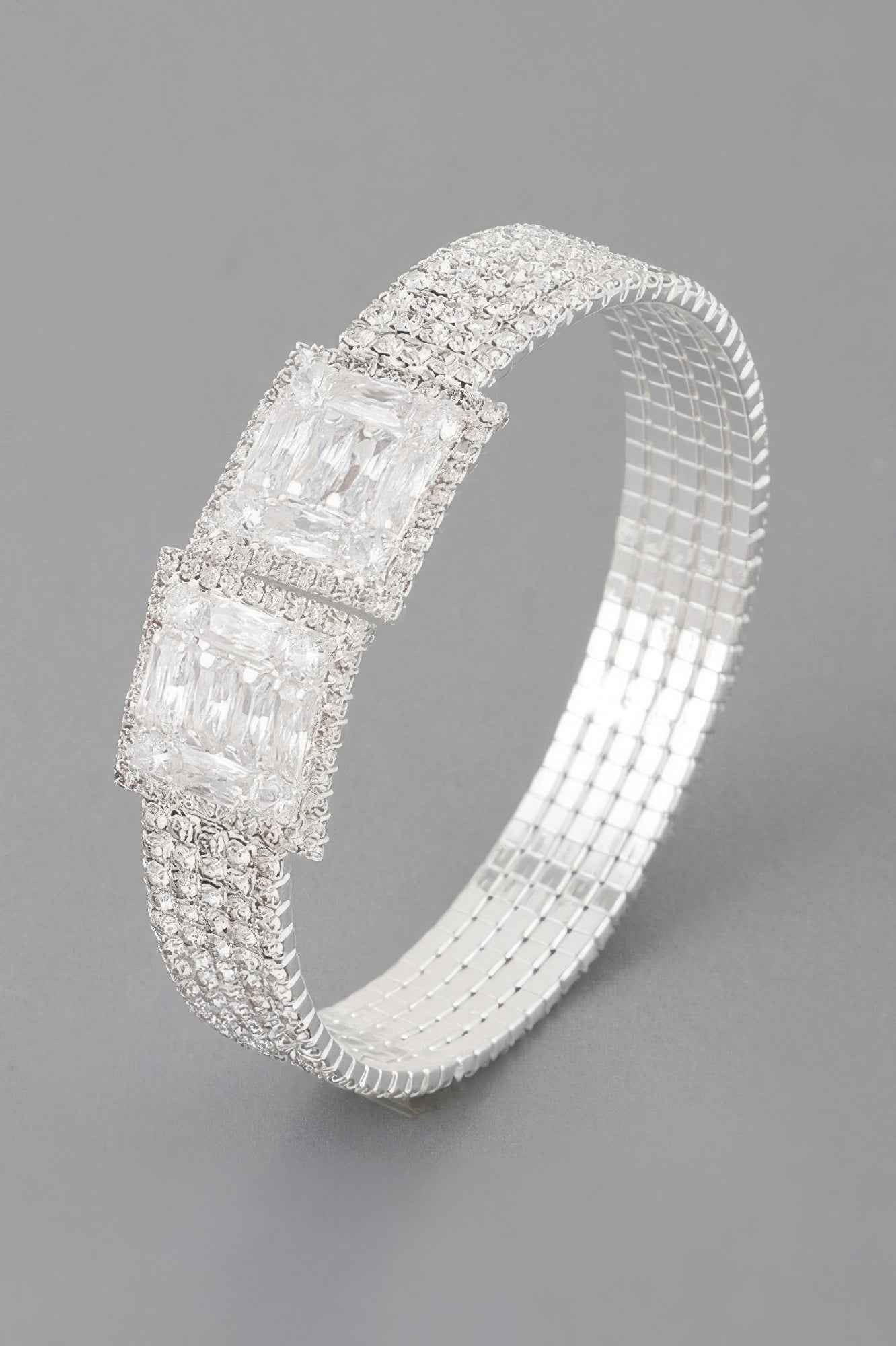 Crystal Block Bracelet - DD Discount Sales