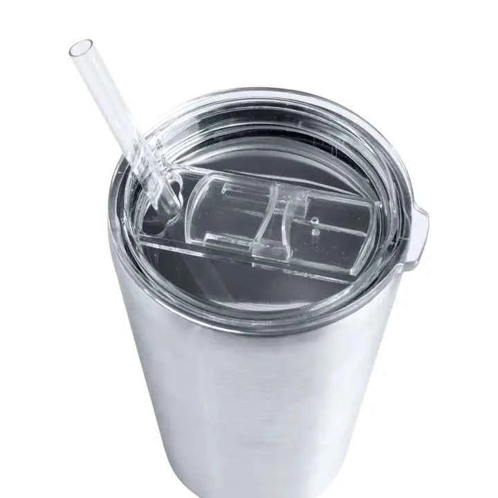 12oz kids stainless steel tumbler with straw - DD Discount Sales