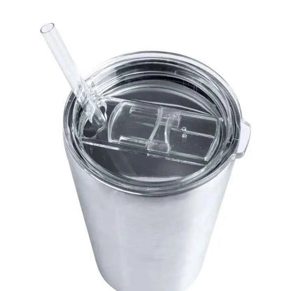 12oz kids stainless steel tumbler with straw - DD Discount Sales