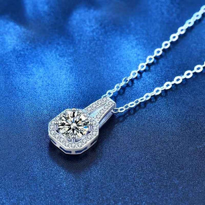 Moissanite S925 Sterling Silver Necklace For Women All-match Niche High Sense - DD Discount Sales