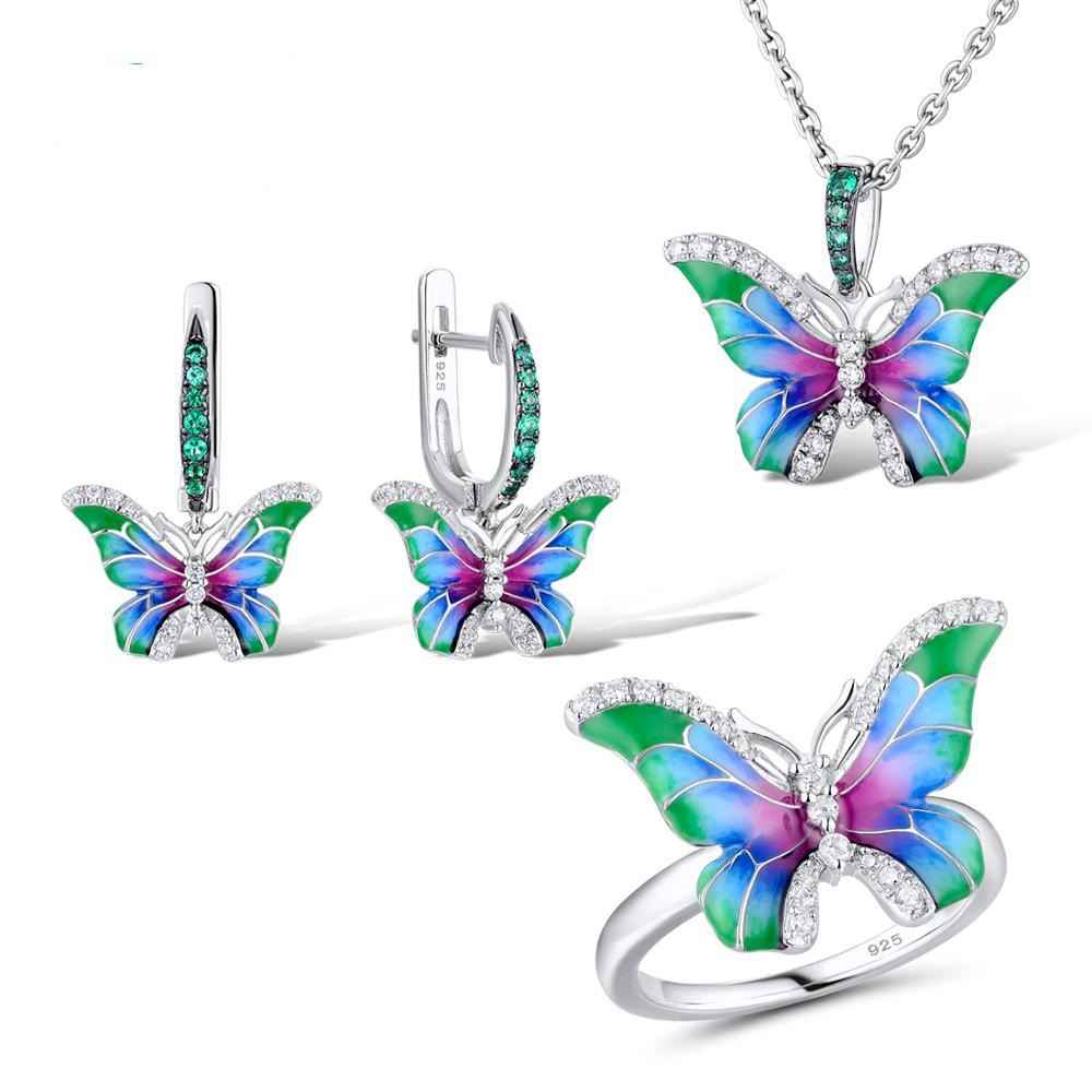 Colorful Epoxy Butterfly Ring Enamel Paint Set - DD Discount Sales