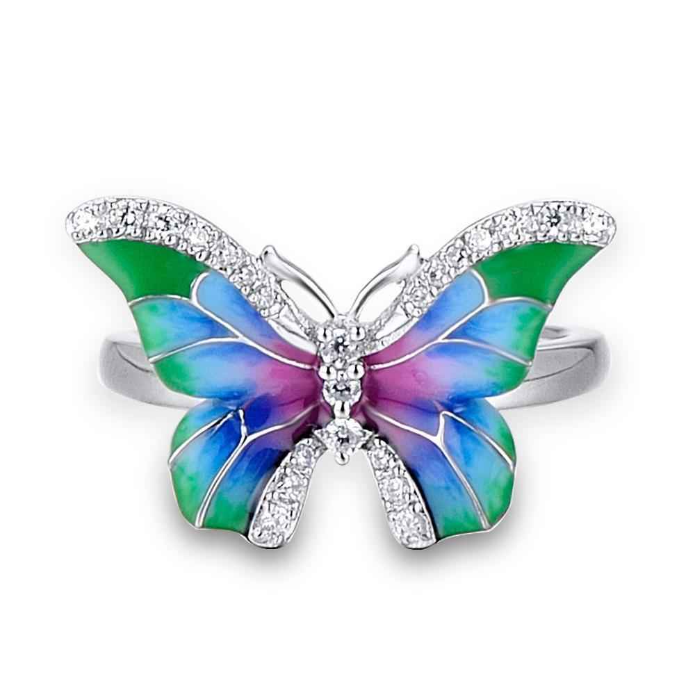 Colorful Epoxy Butterfly Ring Enamel Paint Set - DD Discount Sales