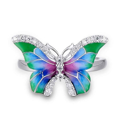 Colorful Epoxy Butterfly Ring Enamel Paint Set - DD Discount Sales