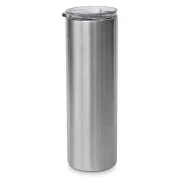 30 oz skinny stainless-steel tumbler with straw - DD Discount Sales