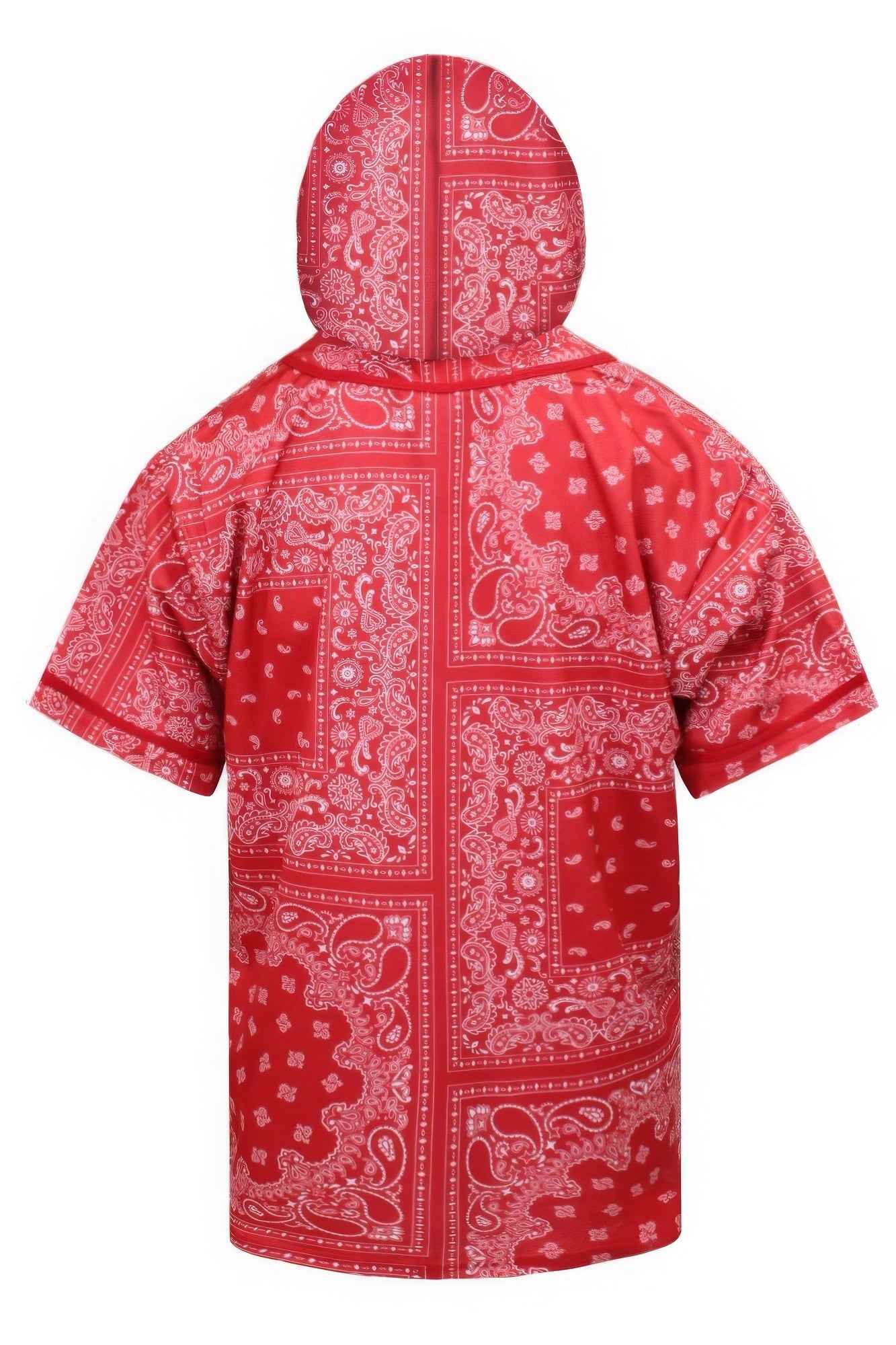Hooded Bandana Baseball Jersey - DD Discount Sales