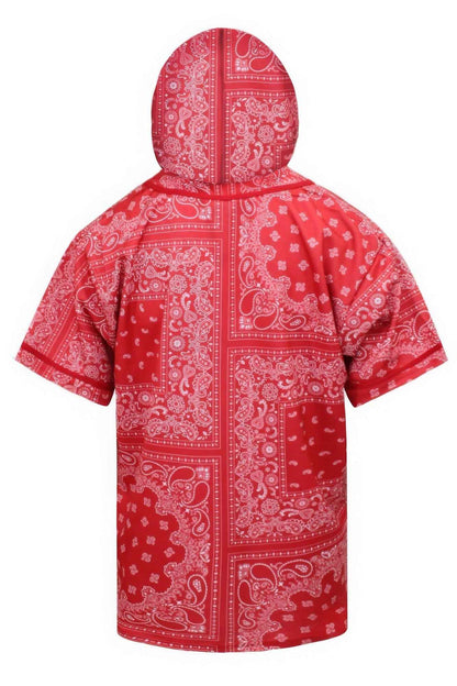 Hooded Bandana Baseball Jersey - DD Discount Sales