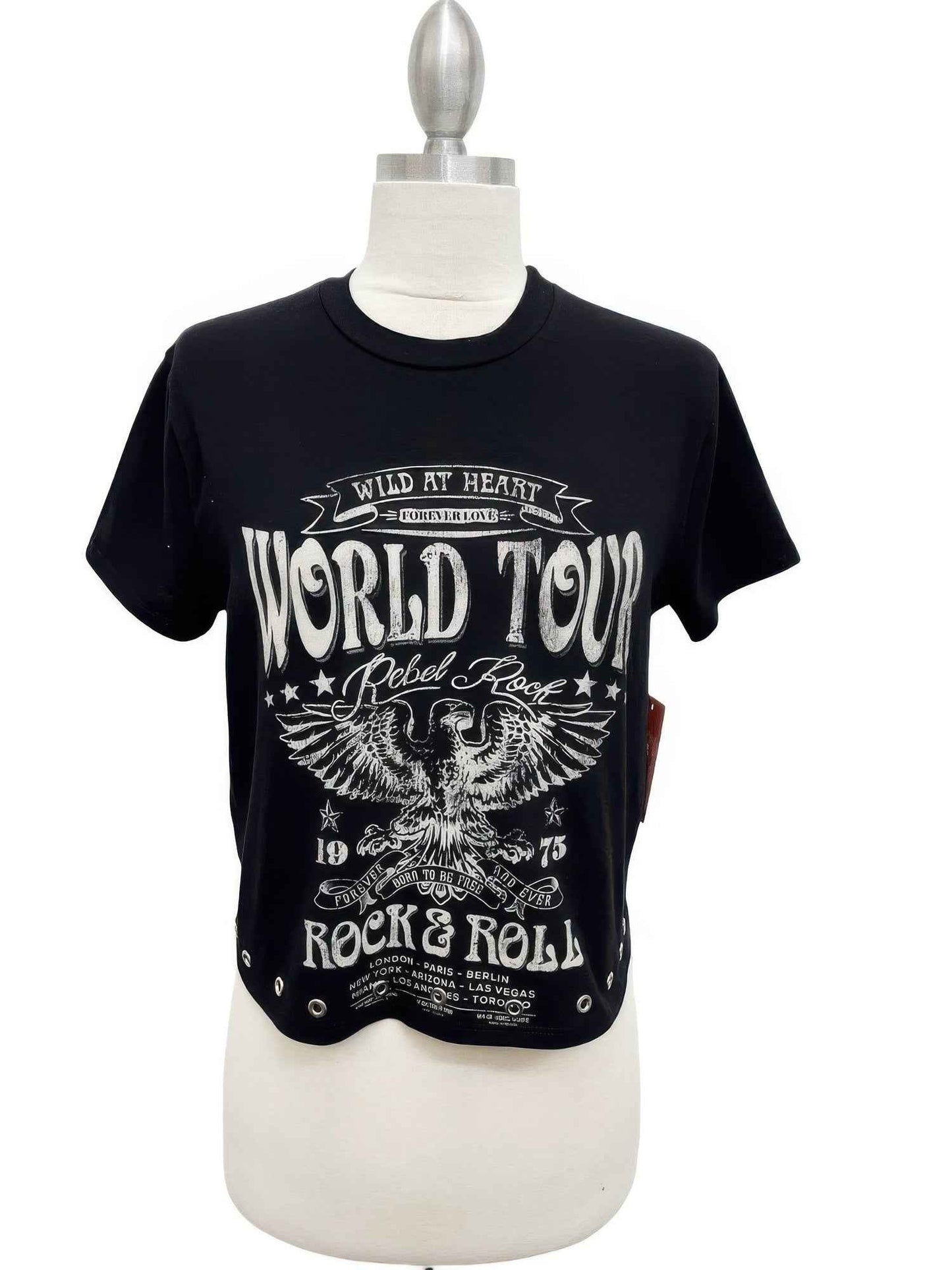 Wild At Heart World Tour Rebel Rock Graphic Tee - DD Discount Sales