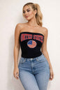 Patriotic Usa Graphic Strapless Stretch Tube Top - DD Discount Sales