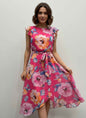 Shelby & Palmer Floral Ruffled Sleeve - DD Discount Sales