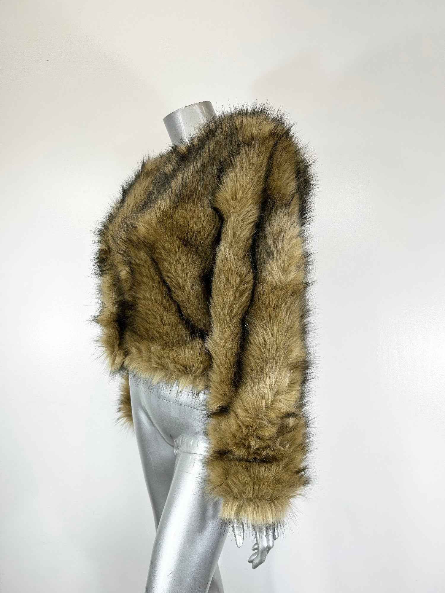 Sexy Voluminous, Long-pile Faux Fur Jacket - DD Discount Sales
