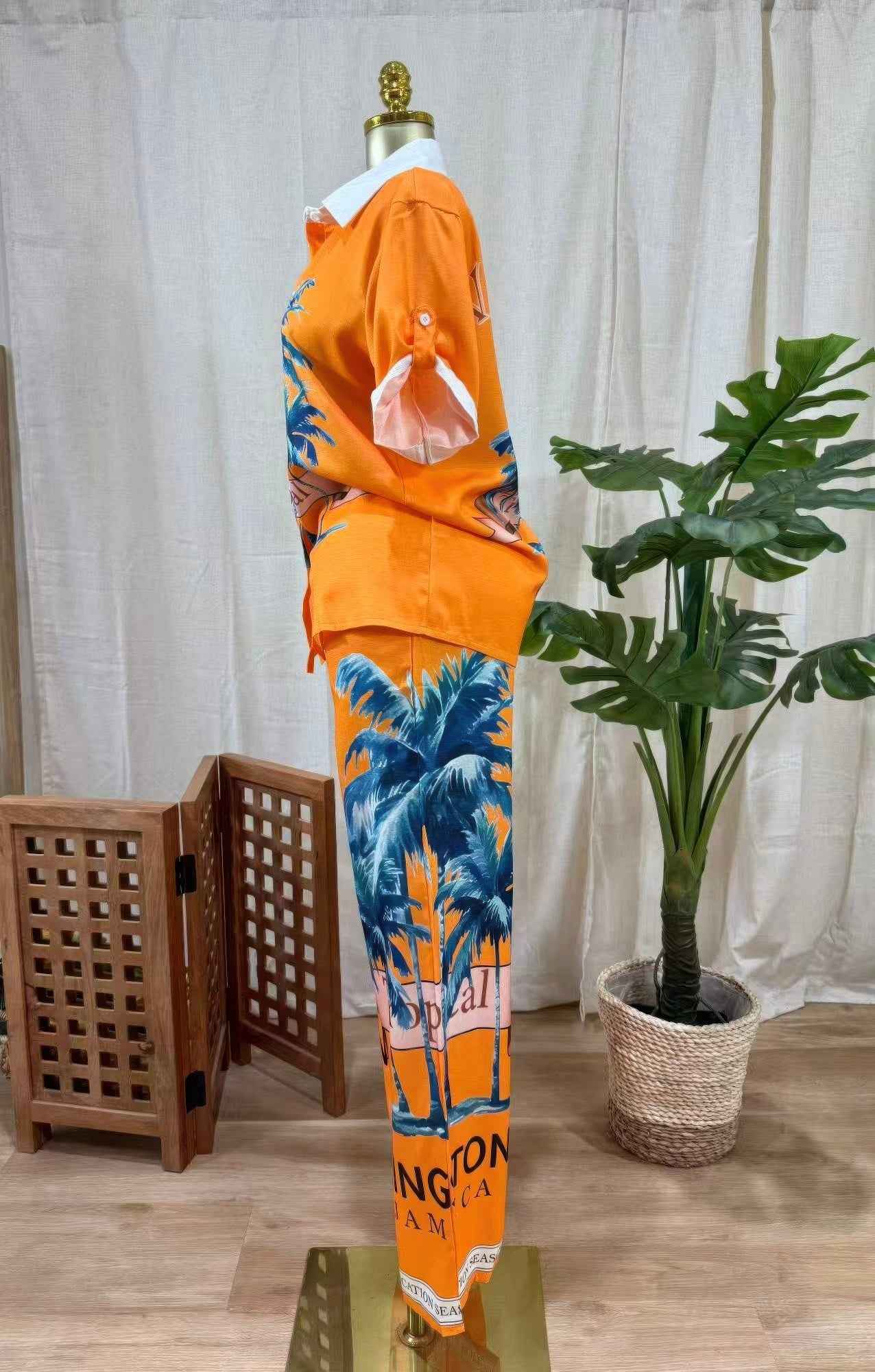 Kingston Palms Two-piece Set - DD Discount Sales