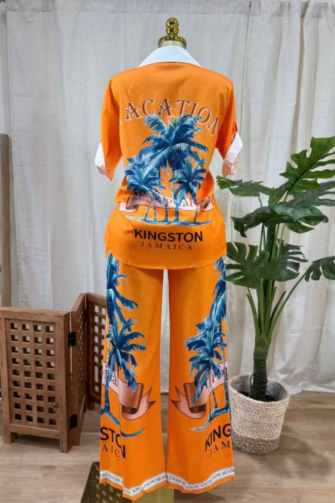 Kingston Palms Two-piece Set - DD Discount Sales
