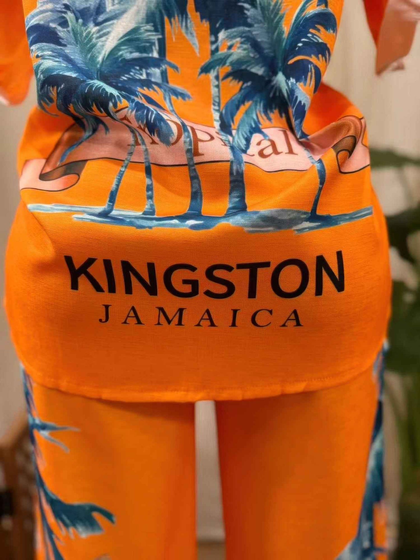Kingston Palms Two-piece Set - DD Discount Sales