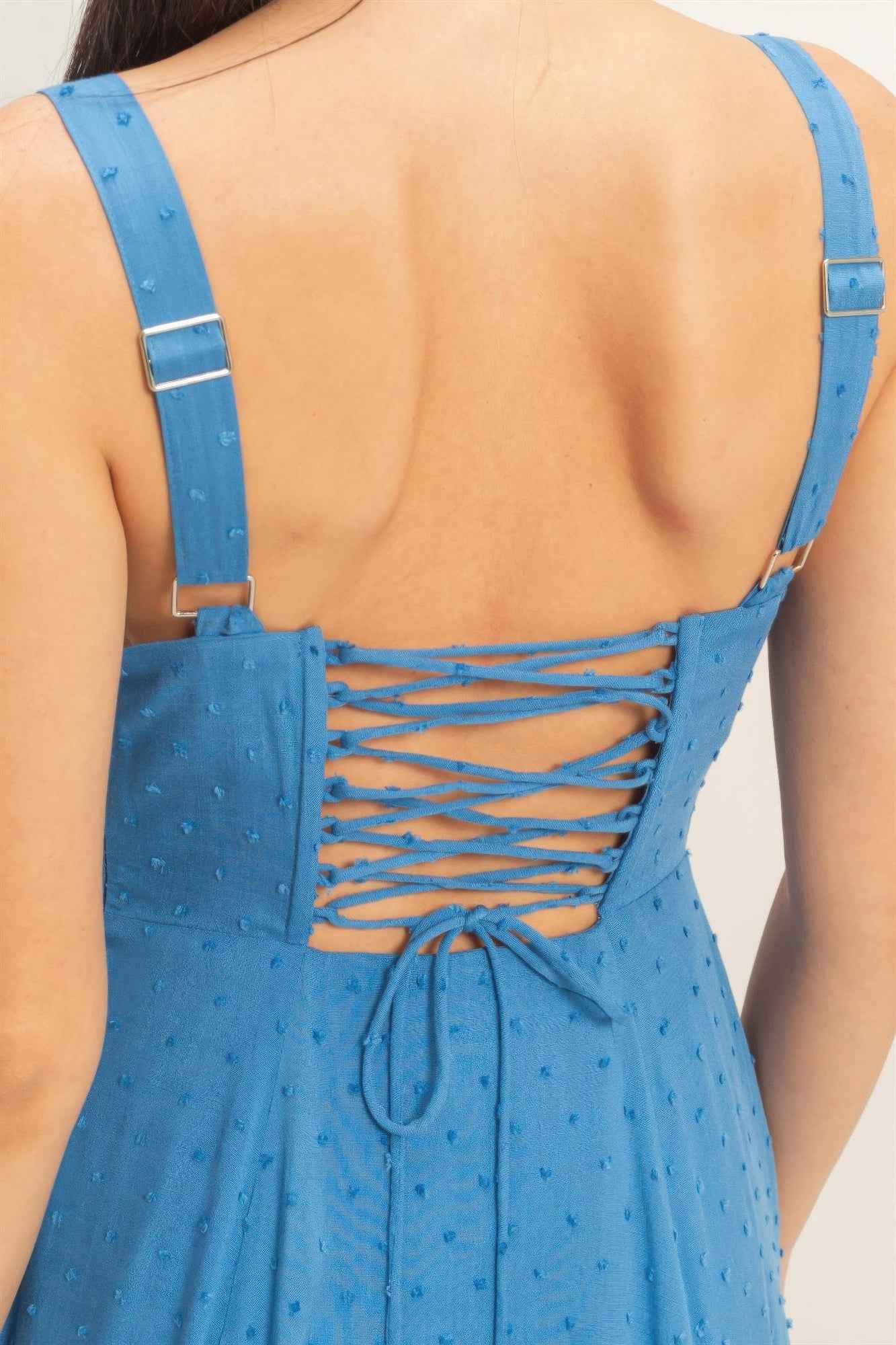 Boned Tie-back Dress - DD Discount Sales