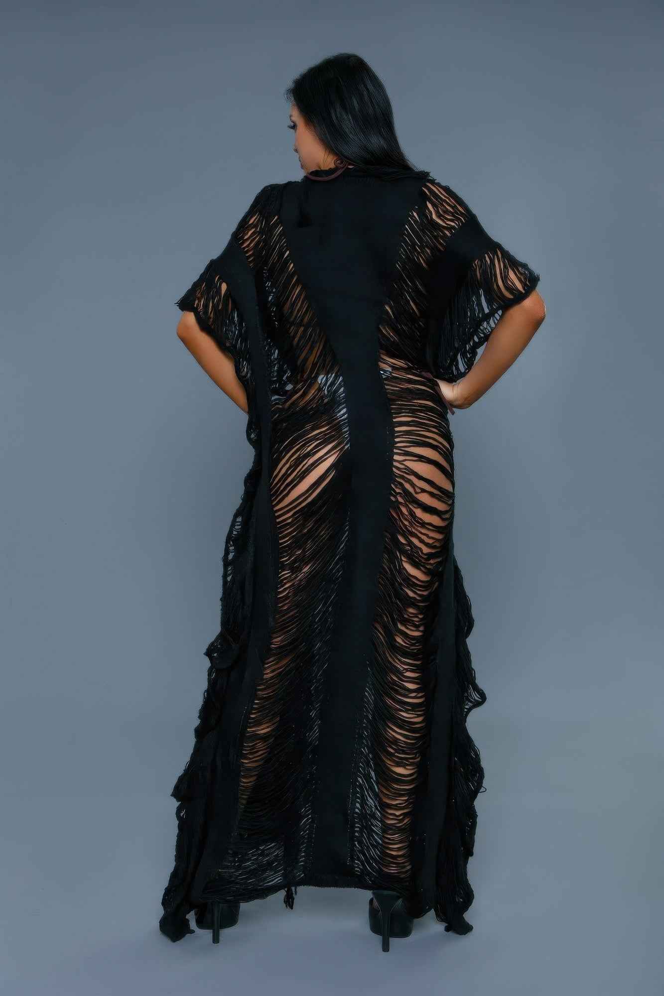 Vivian Cover Up Black - DD Discount Sales