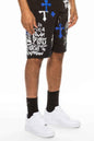 Mens Chrome Cross Skull Shorts - DD Discount Sales