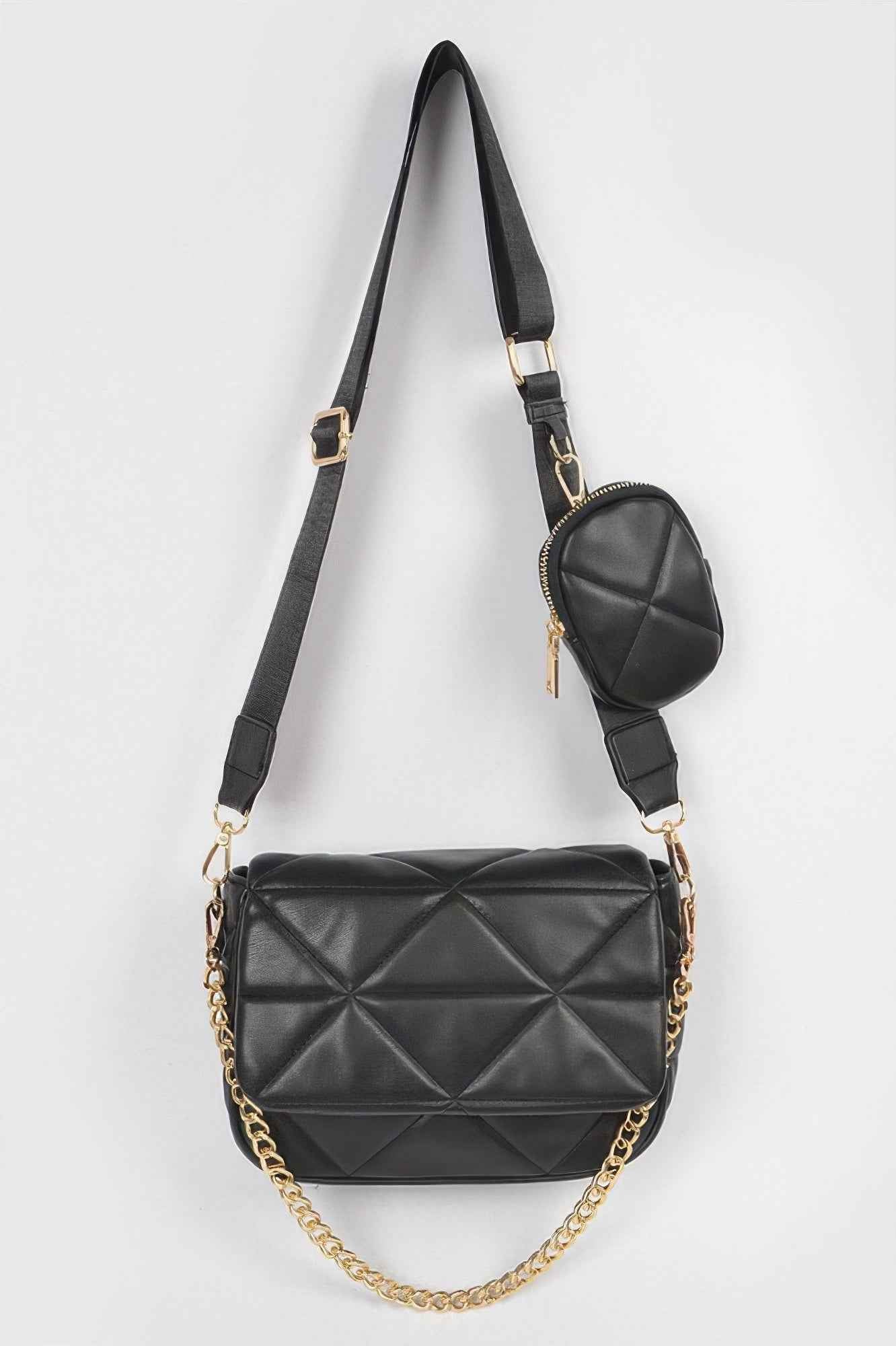 Quilted Crossbody Bag - DD Discount Sales