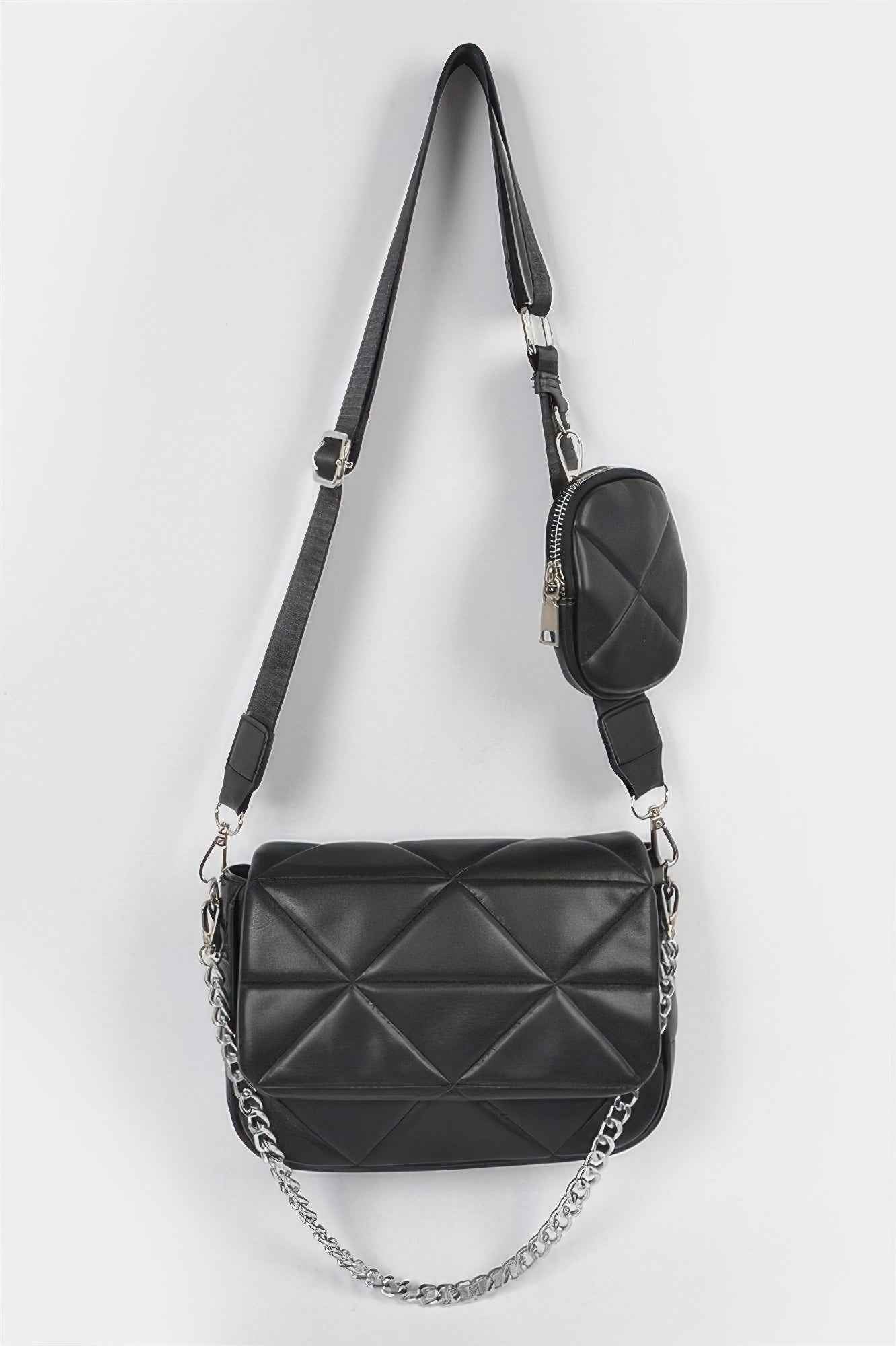 Quilted Crossbody Bag - DD Discount Sales