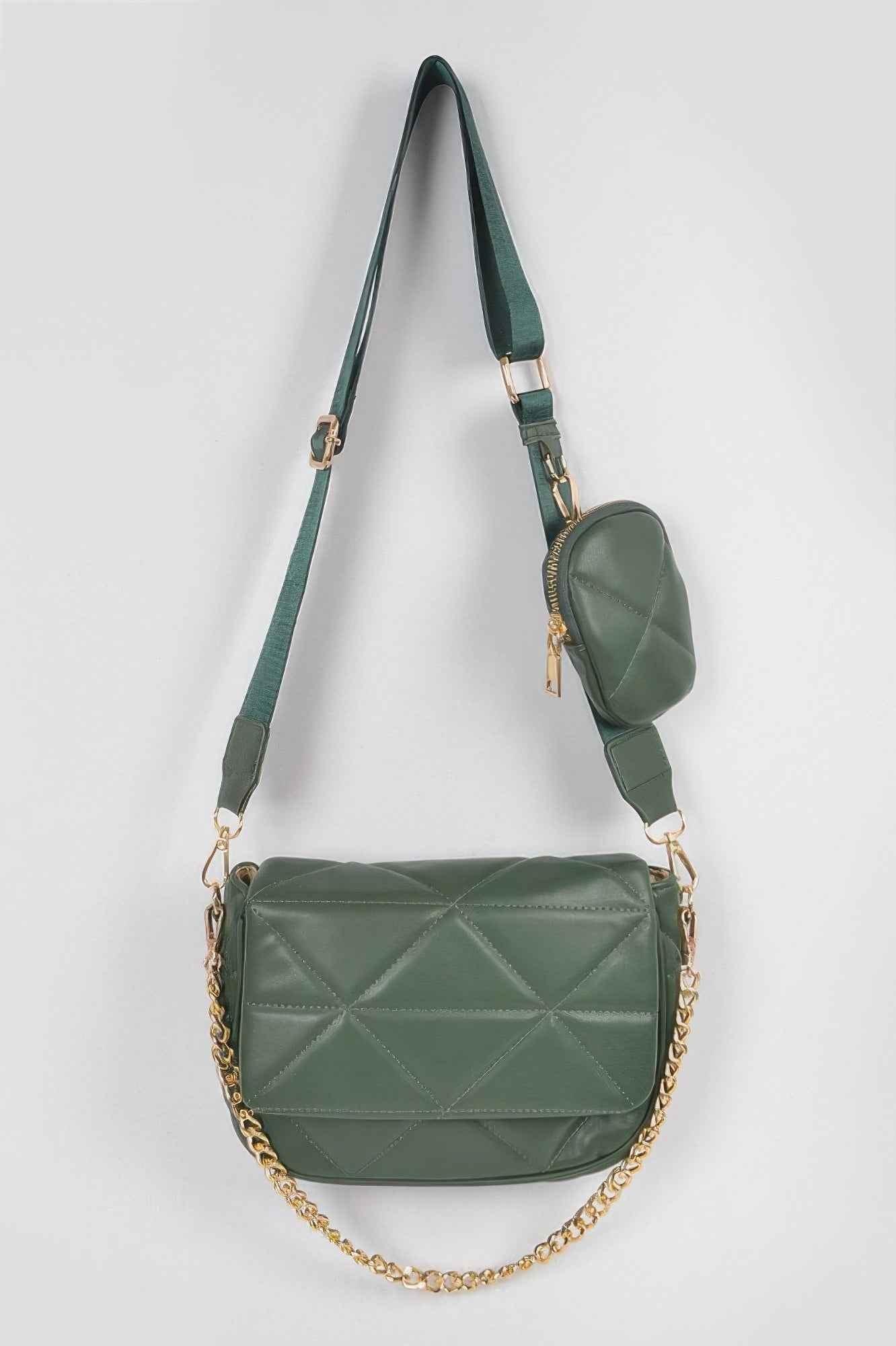Quilted Crossbody Bag - DD Discount Sales