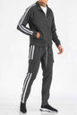 Two Stripe Utility Pocket Track Suit - DD Discount Sales