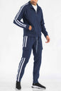 Two Stripe Utility Pocket Track Suit - DD Discount Sales