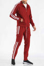Two Stripe Utility Pocket Track Suit - DD Discount Sales