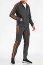 Two Stripe Utility Pocket Track Suit - DD Discount Sales