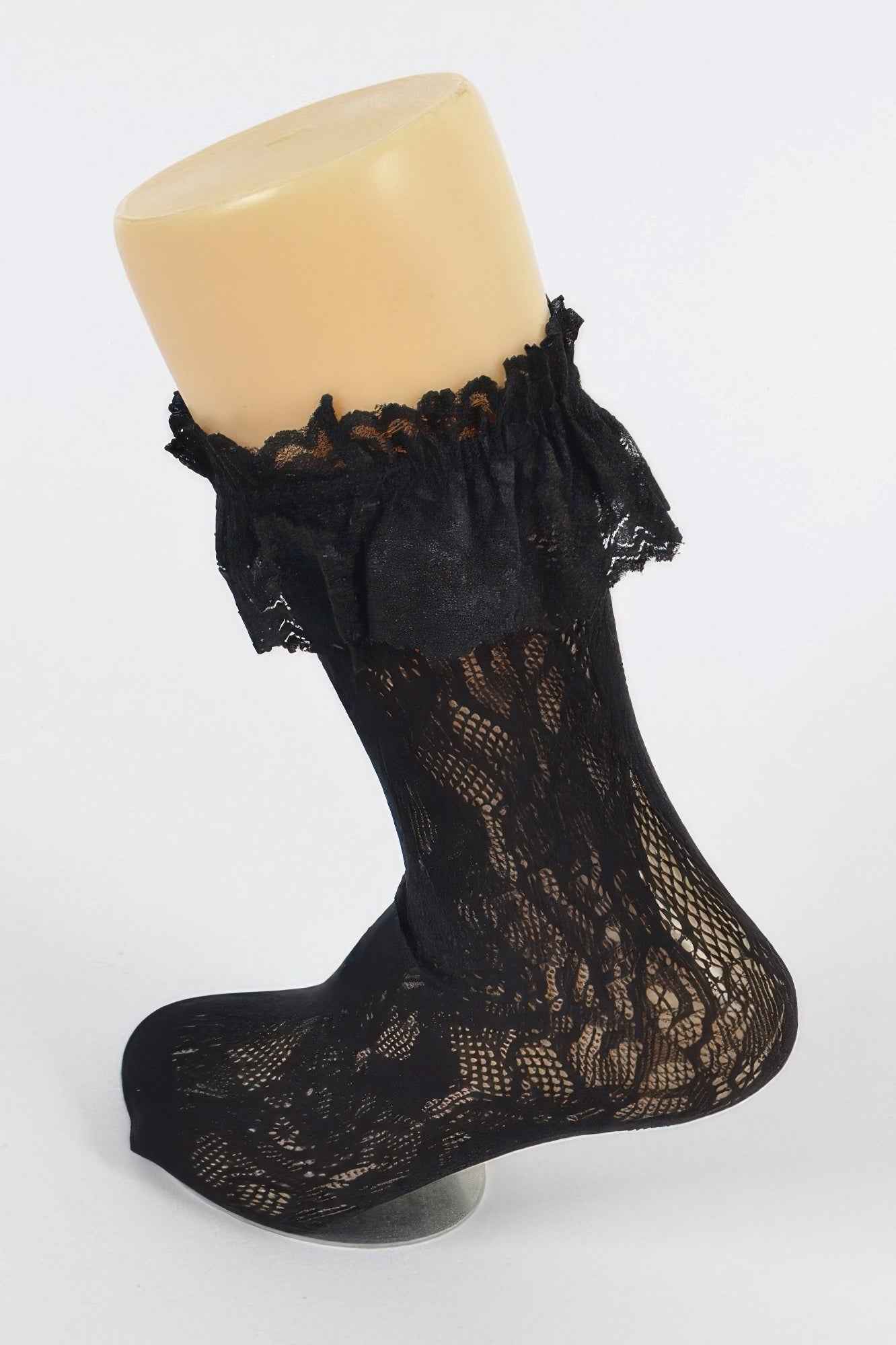 Laced Floral Mesh Socks - DD Discount Sales