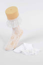 Laced Floral Mesh Socks - DD Discount Sales