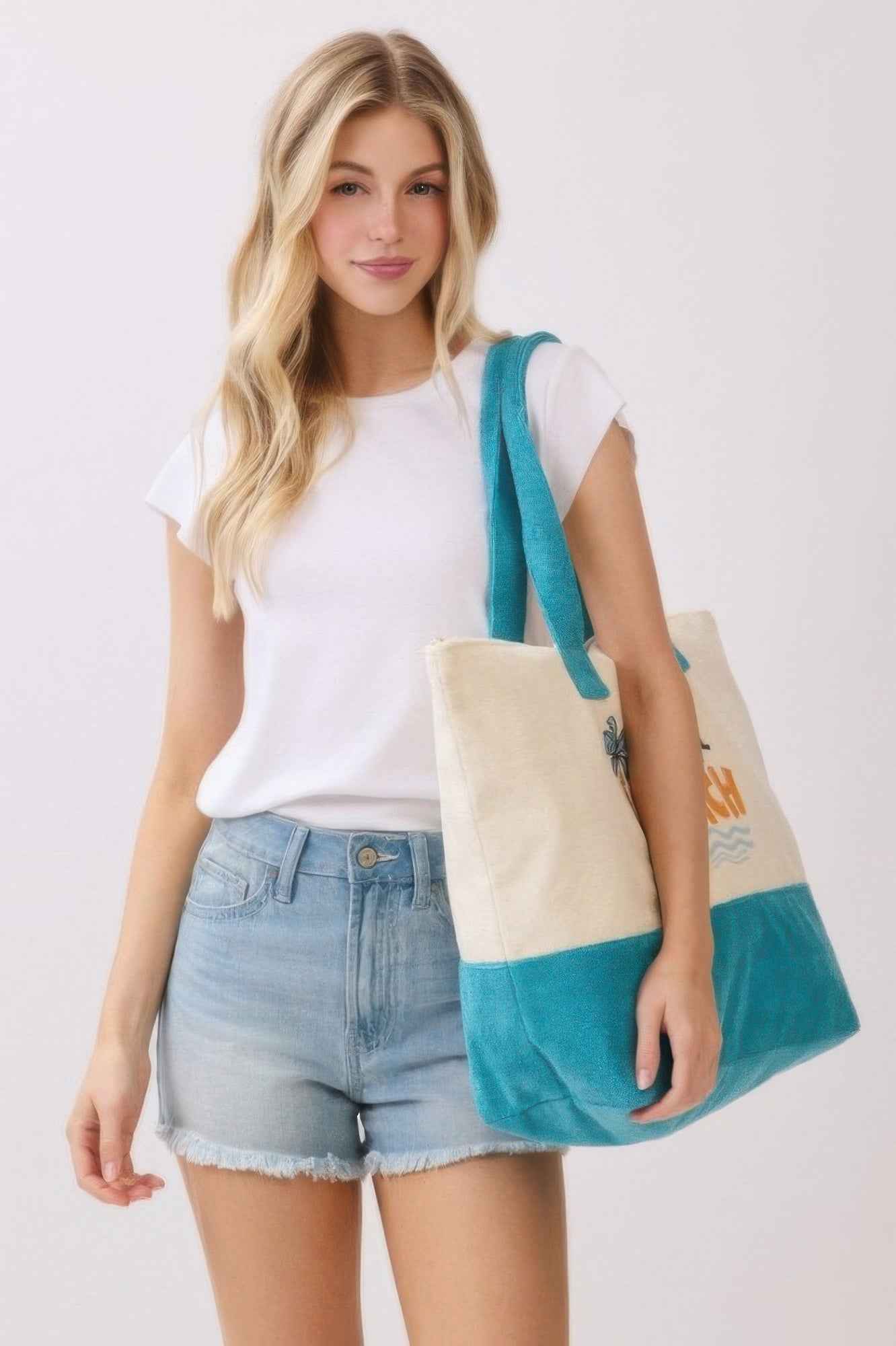 Take Me To The Beach Terry Tote - DD Discount Sales