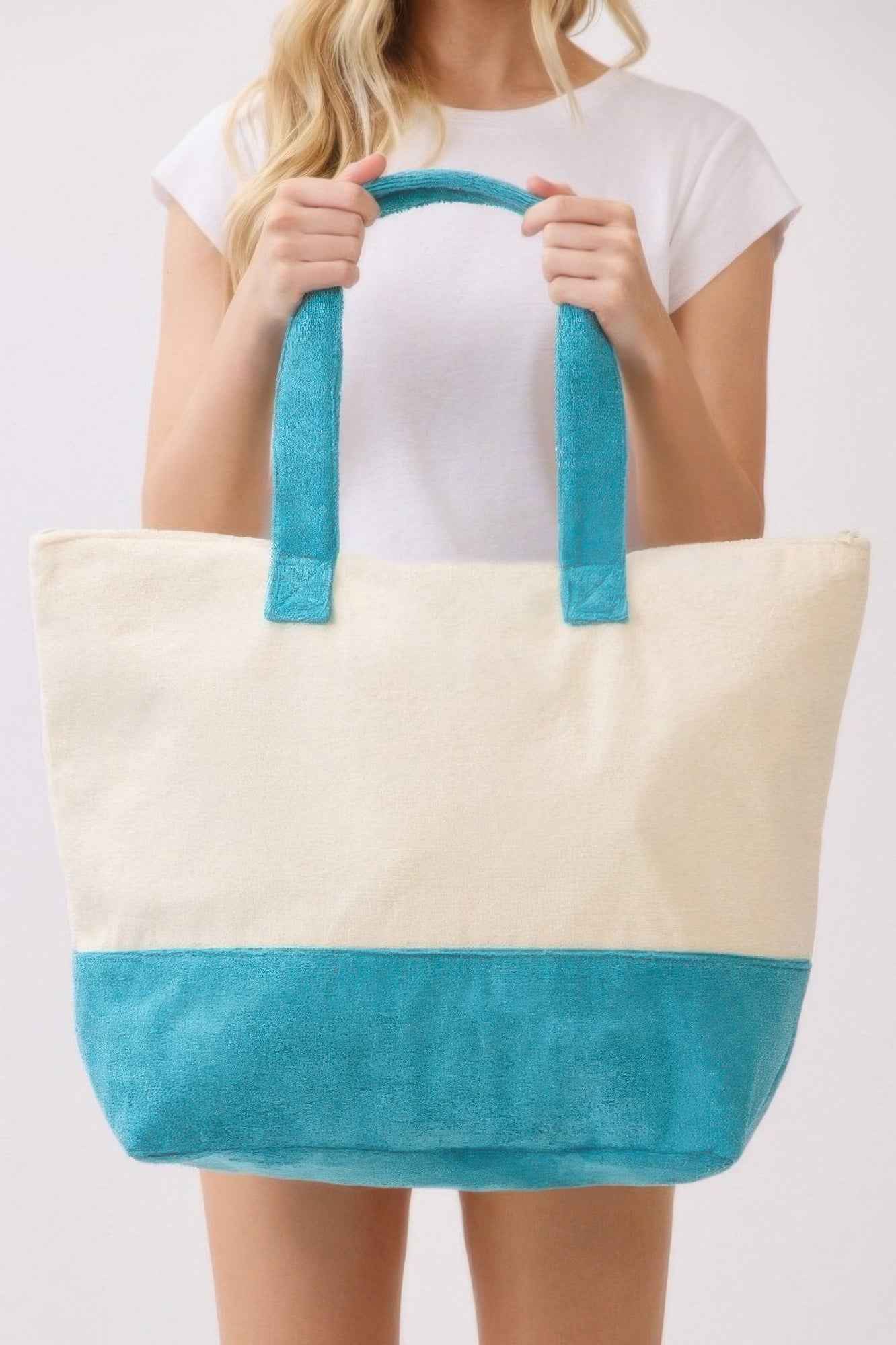 Take Me To The Beach Terry Tote - DD Discount Sales