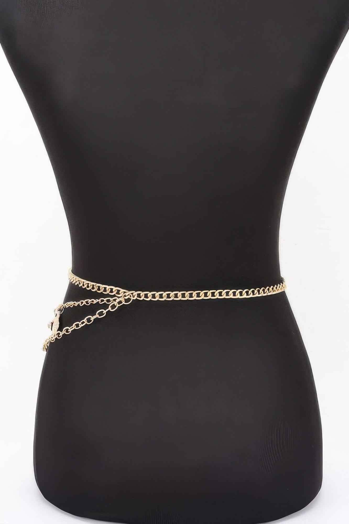 Seashell Starfish Layered Chain Belt - DD Discount Sales