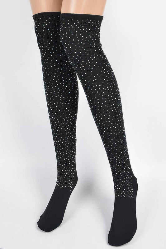 Ab Acrylics Stone Knee High Socks - DD Discount Sales