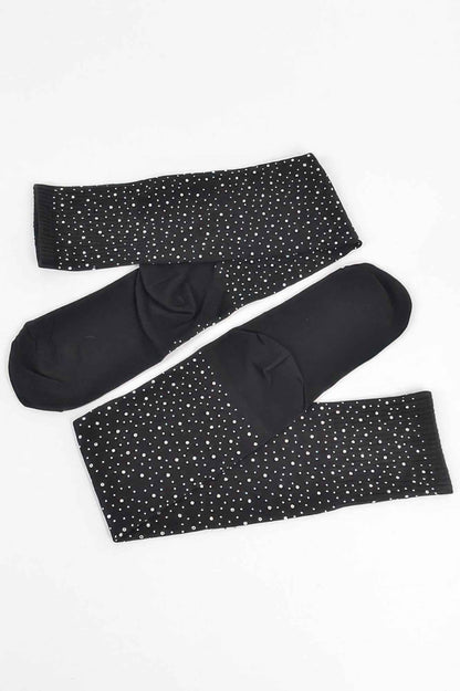 Ab Acrylics Stone Knee High Socks - DD Discount Sales
