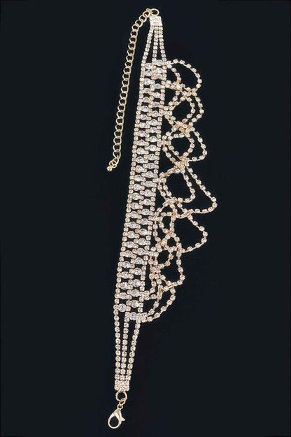 Rhinestone Necklace - DD Discount Sales