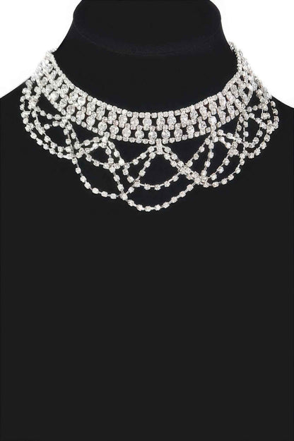 Rhinestone Necklace - DD Discount Sales