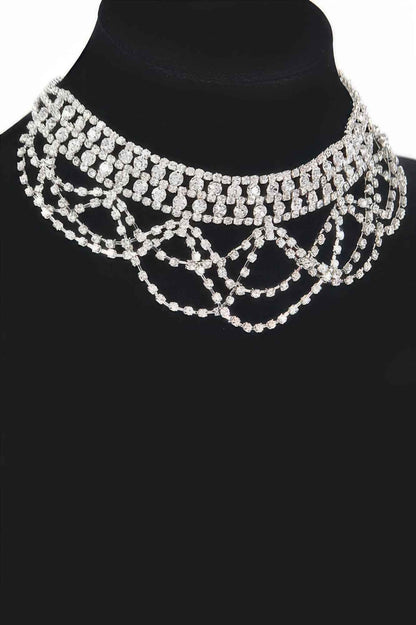 Rhinestone Necklace - DD Discount Sales