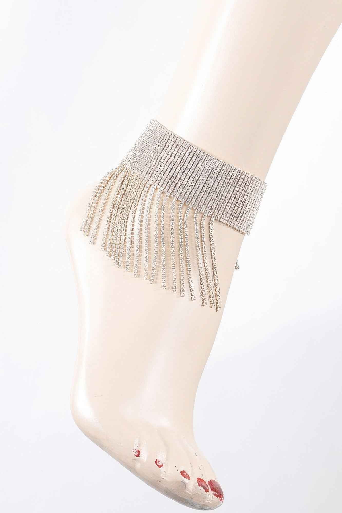 Jeweled Rhinestone Drop Anklet - DD Discount Sales