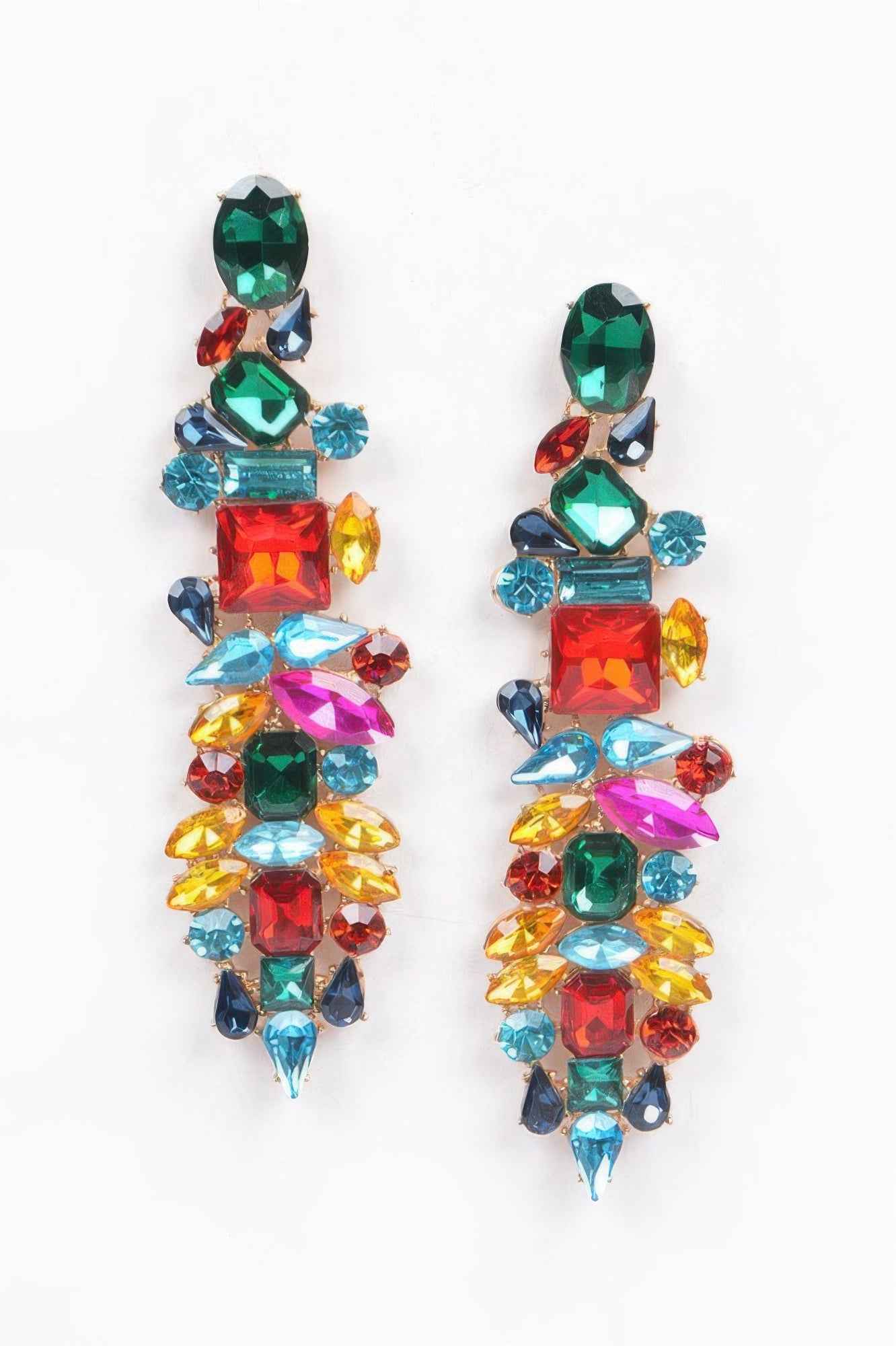 Multi Rhinestone Earring - DD Discount Sales