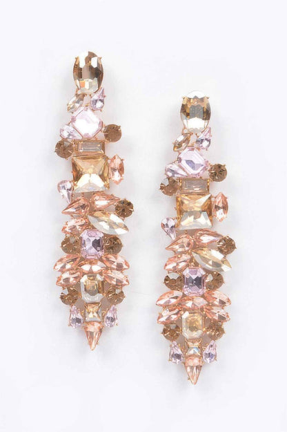 Multi Rhinestone Earring - DD Discount Sales
