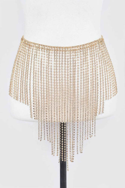 Fountains Of Rhinestone Belt - DD Discount Sales