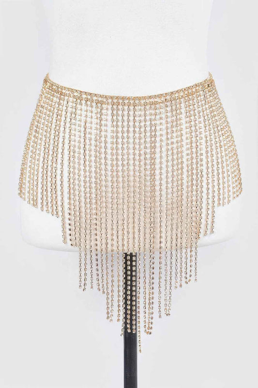 Fountains Of Rhinestone Belt - DD Discount Sales