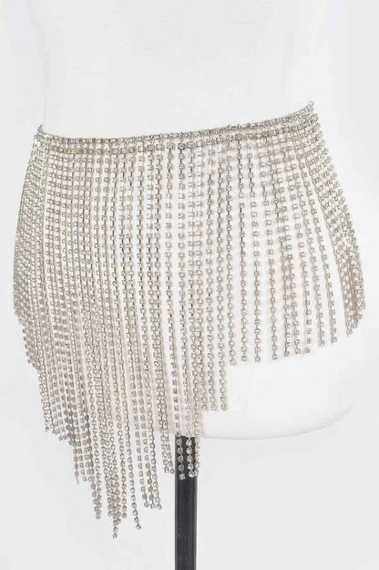 Fountains Of Rhinestone Belt - DD Discount Sales