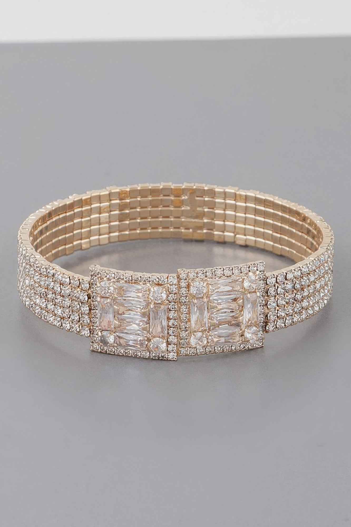 Crystal Block Bracelet - DD Discount Sales