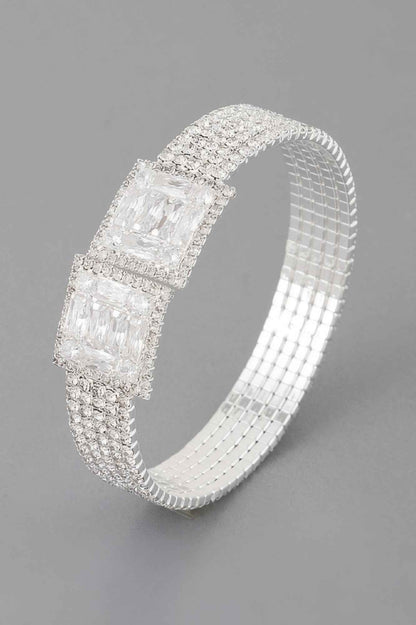 Crystal Block Bracelet - DD Discount Sales