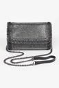 Multi Color Rhinestone Chain Braided Clutch - DD Discount Sales