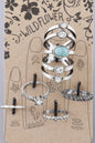 Multi Jewel Band Rings Set - DD Discount Sales