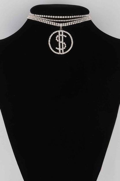 Big Money Choker Necklace - DD Discount Sales