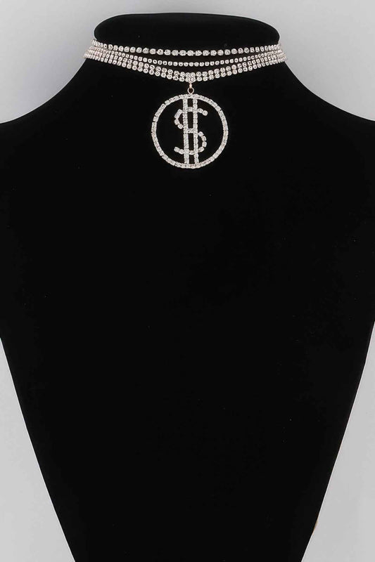Big Money Choker Necklace - DD Discount Sales